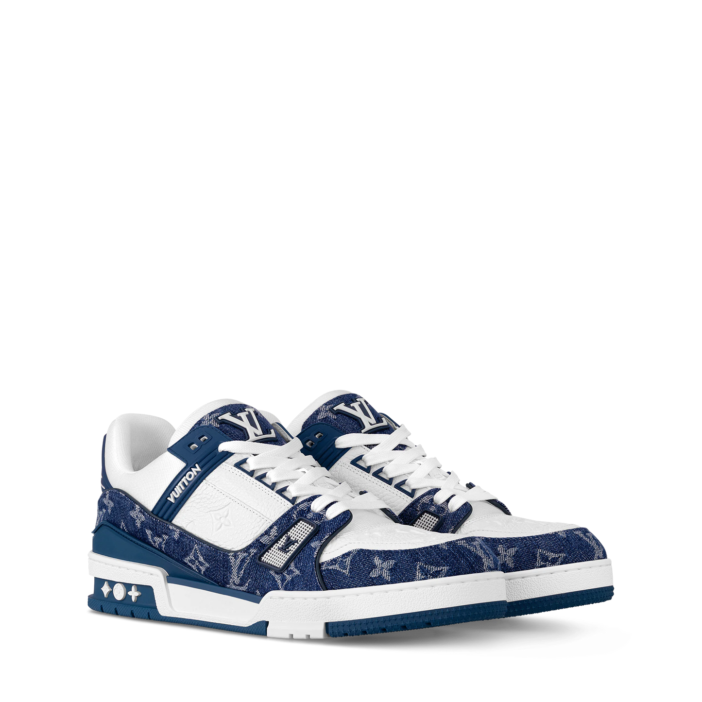 LV Monogram Trainers - Navy